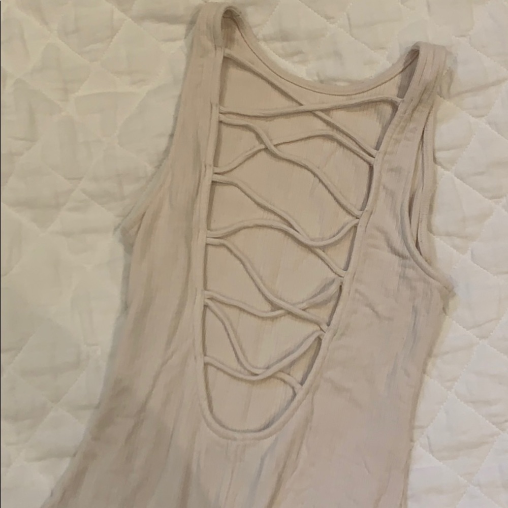 Abercrombie white bodysuit small